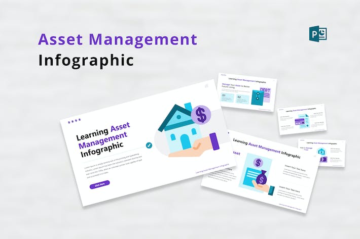 Asset Management Infographic PowerPoint 4396GYV