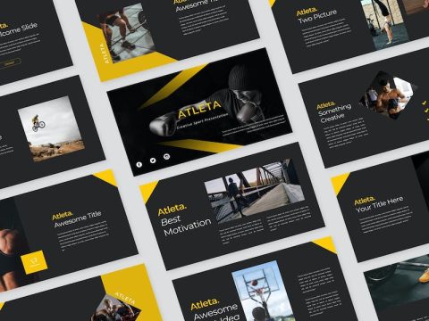 Atleta Creative Sports PowerPoint W2WC9M3