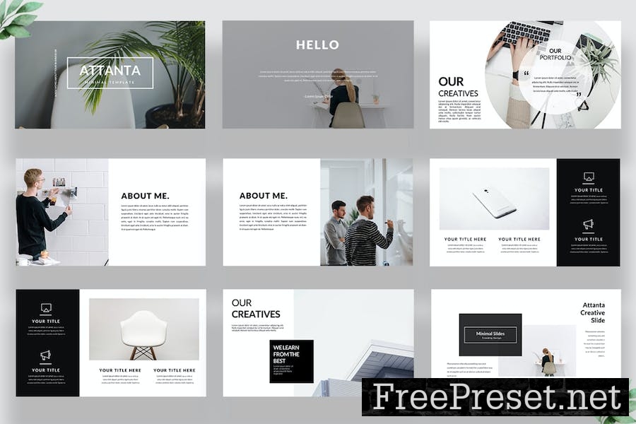 Attanta Minimal Powerpoint