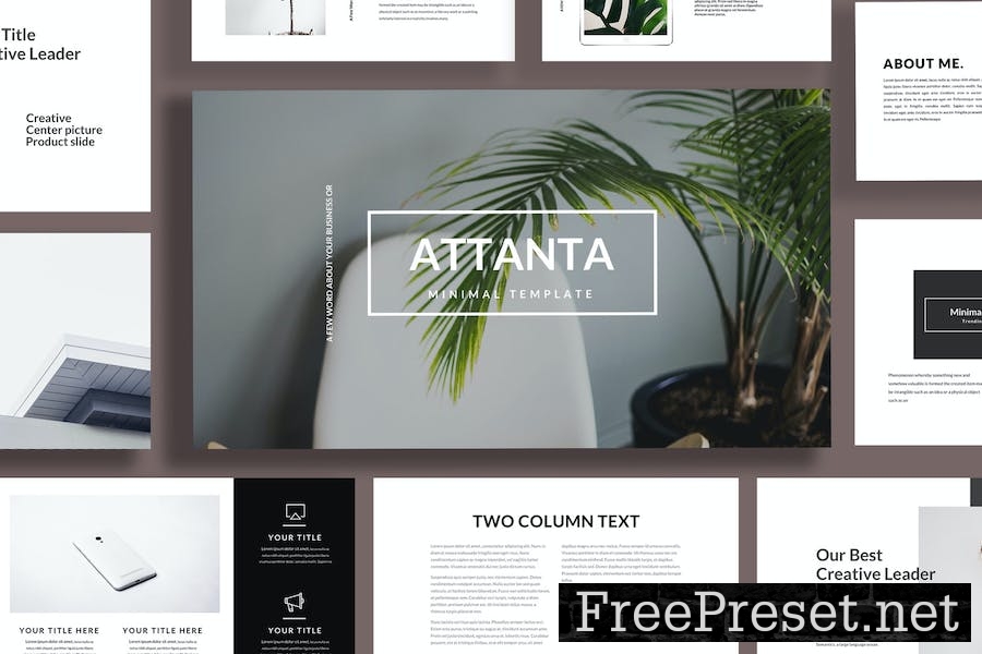 Attanta Minimal Powerpoint