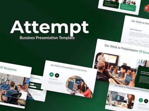 Attempt Green Modern Bussines PowerPoint 5QJ7JNM