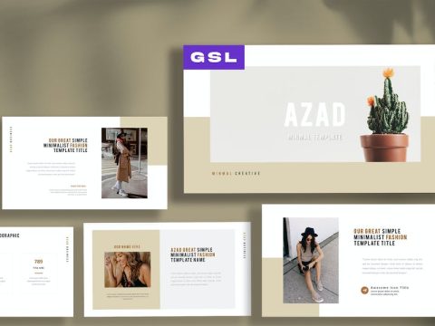 Azad Minimal Google Slides