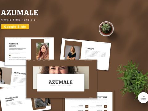 Azumale - Google Slide Template