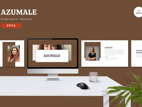 Azumale - Powerpoint Template CX4TSXF