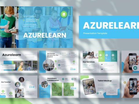 Azurelearn - Education Presentation PowerPoint Tem