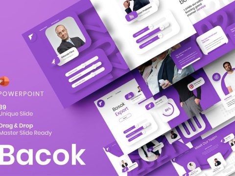 Bacok – Business PowerPoint Template 9XZ9A8K