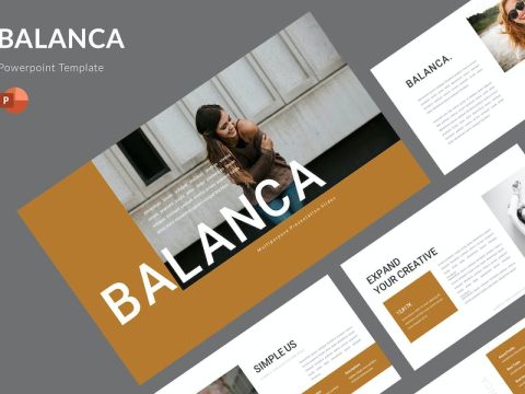 Balanca - Powerpoint Template FFD3Q42