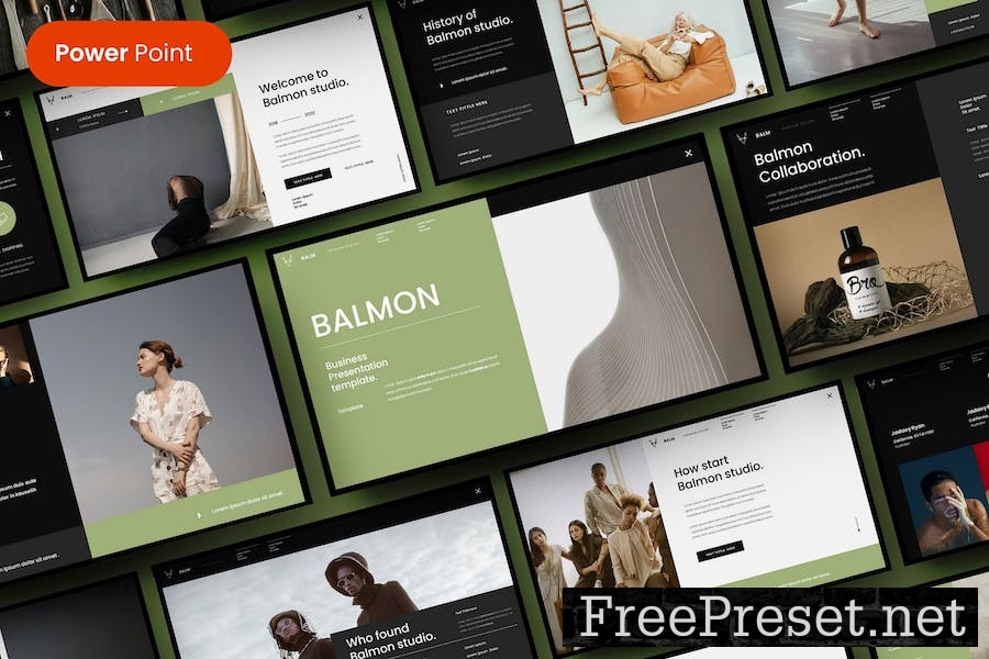 Balmon – Business PowerPoint Template YYCDET5