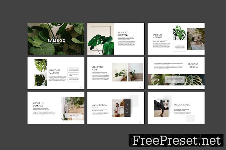 Bamboo Keynote Template