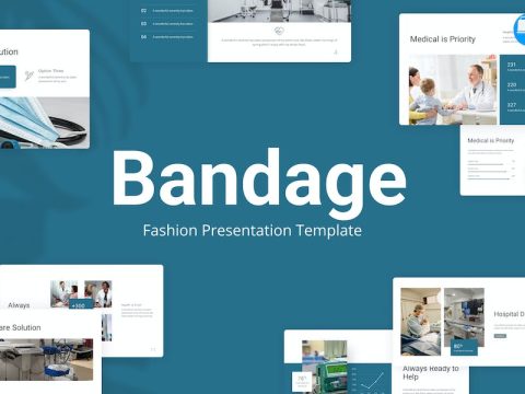 Bandage Blue Modern Medical Keynote TCSJ7EU