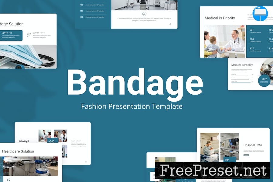 Bandage Blue Modern Medical Keynote TCSJ7EU