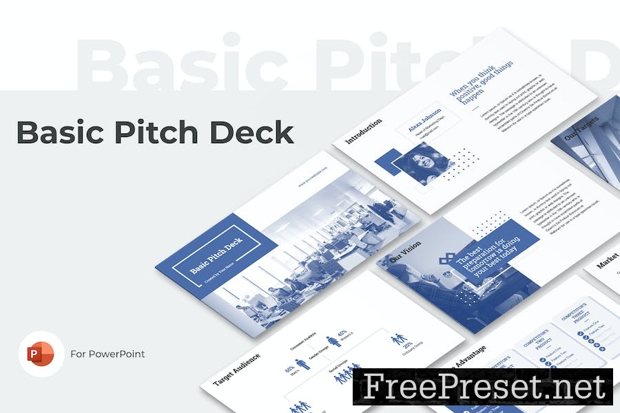 Basic Pitch Deck PowerPoint B9ER6VS