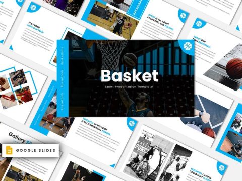 Basket – Basketball Sports Club Google Slides EYJJFV8