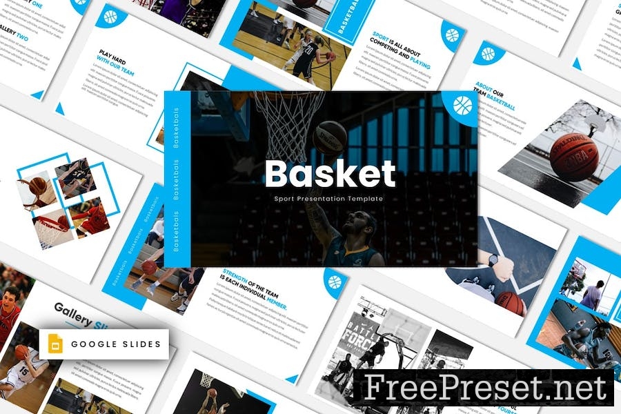 Basket – Basketball Sports Club Google Slides EYJJFV8