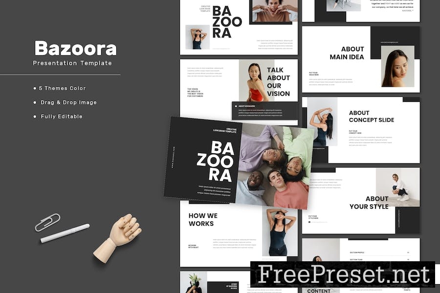 Bazoora - Lookbook Keynote Template 8XHX54J