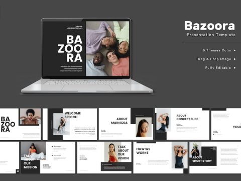 Bazoora - Lookbook Powerpoint Template ANK3YQZ