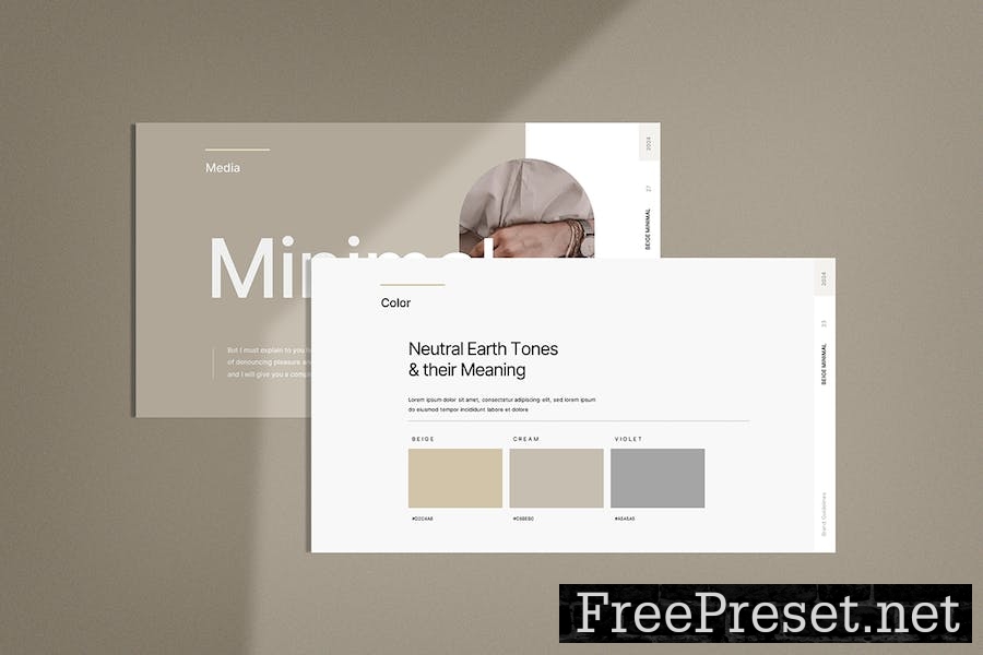 Beige Minimal Brand Guidelines 7JVSSZM