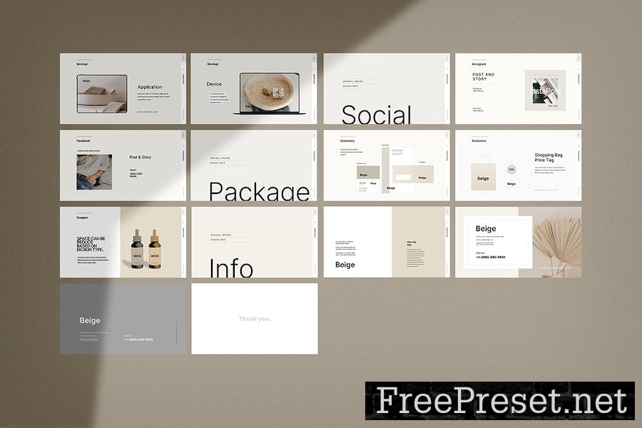 Beige Minimal Brand Guidelines 7JVSSZM