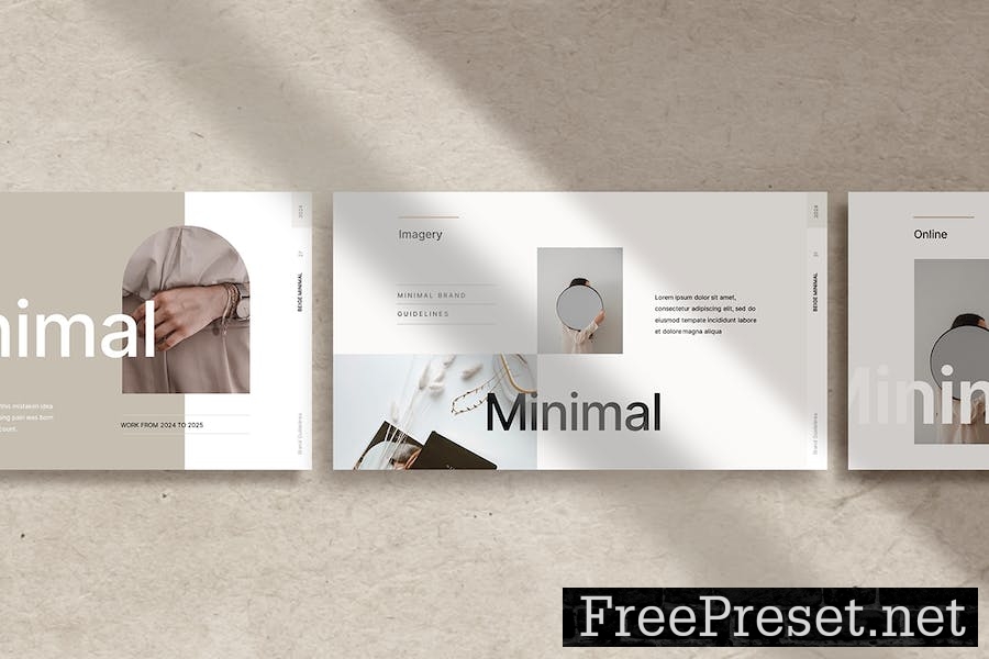 Beige Minimal Brand Guidelines 7JVSSZM