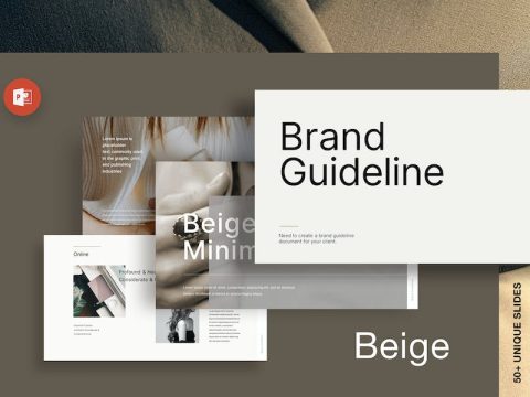 Beige Minimal Brand Guidelines 7JVSSZM