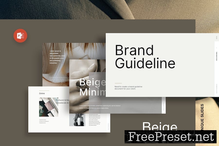 Beige Minimal Brand Guidelines 7JVSSZM