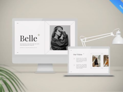 Belle - Minimalist Fashion Keynote Template