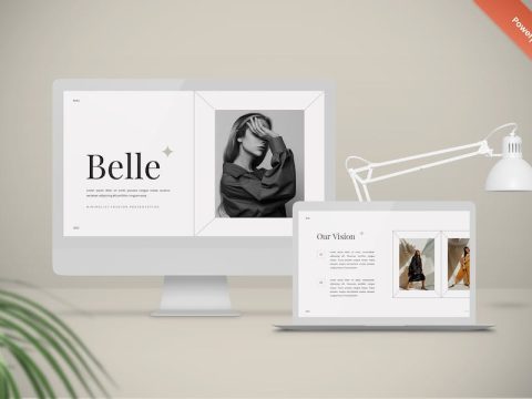 Belle - Minimalist Fashion Powerpoint Template