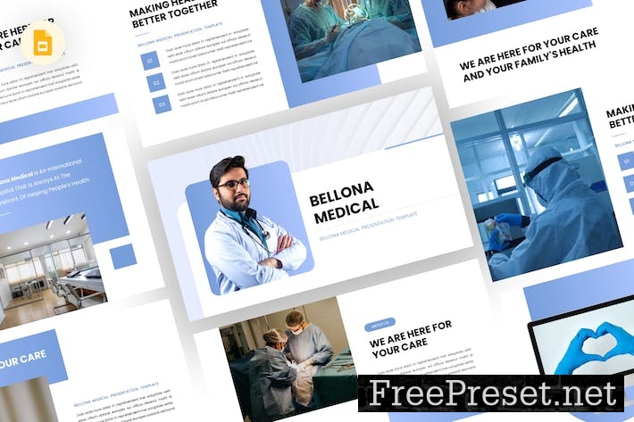 Bellona - Medic Google Slides Template NXWATSR