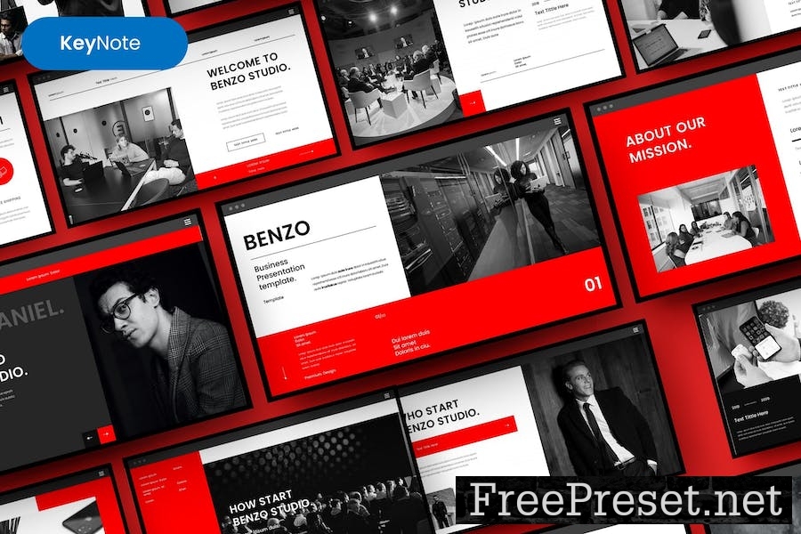 Benzo – Business Keynote Template