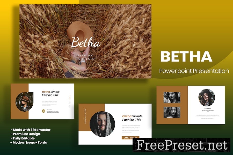 Betha - Powerpoint Template QYTRWG3