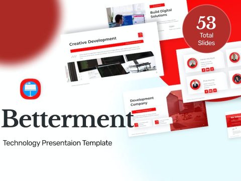 Betterment Red Modern Technology Keynote 5T4L8PJ