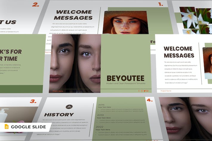 BEYOUTEE - Digital Business Profile GSL TEMPLATE