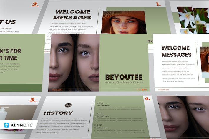 BEYOUTEE - Digital Business Profile KEY TEMPLATE