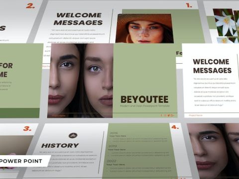 BEYOUTEE - Digital Business Profile PPT TEMPLATE