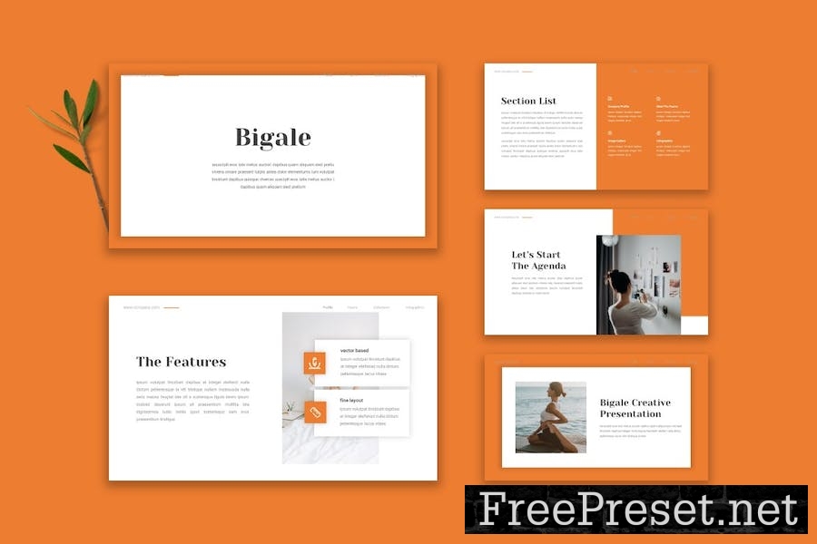 Bigale - Powerpoint Template FS7L2KA