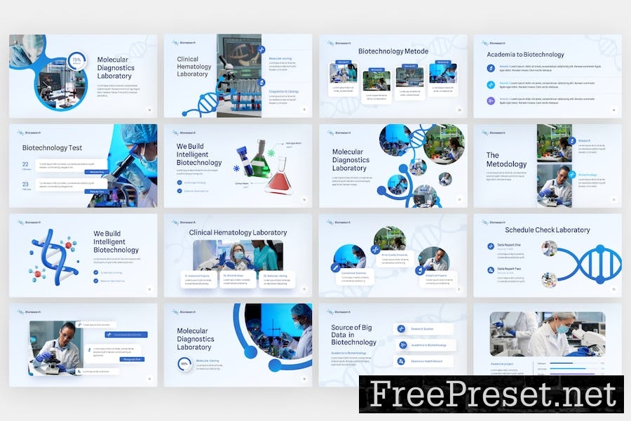 Biosearch Professional Science PowerPoint Template