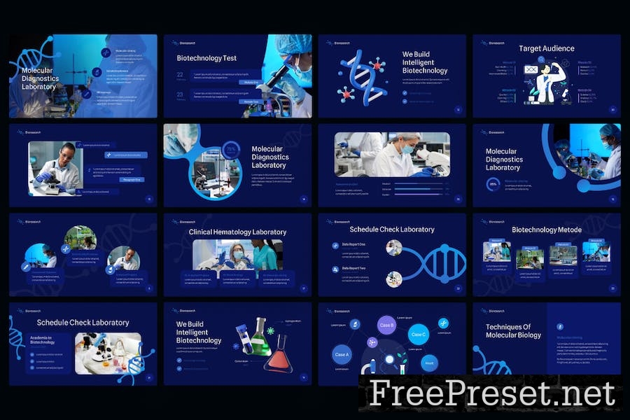 Biosearch Professional Science PowerPoint Template