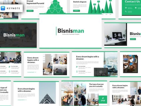 Bisnisman - Busines Plan Keynote Template W9SNKQY
