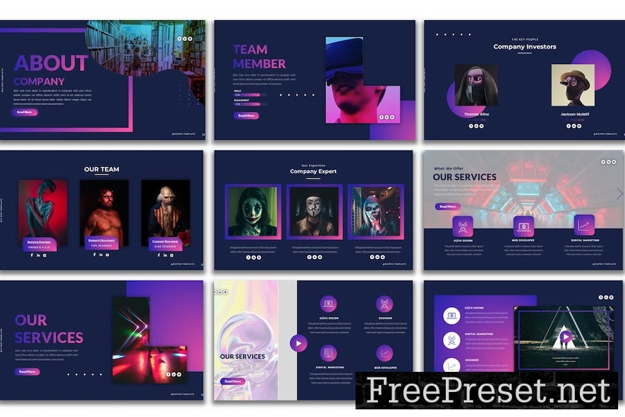 BIZ PRO - PowerPoint Presentation Template 8STFX7X