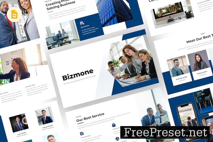 Bizmone - Business Google Slides Template C87NPZL