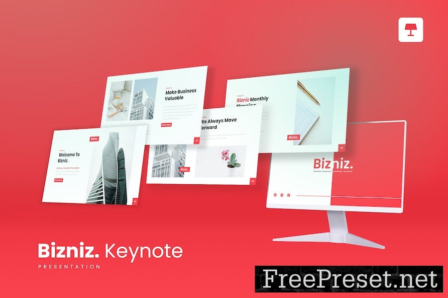 Bizniz - Business Corporate Keynote Template 7MTA2ZU