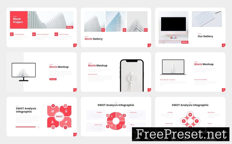 Bizniz - Business Corporate PowerPoint Template LQHESAS