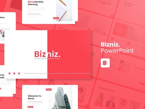 Bizniz - Business Corporate PowerPoint Template LQHESAS