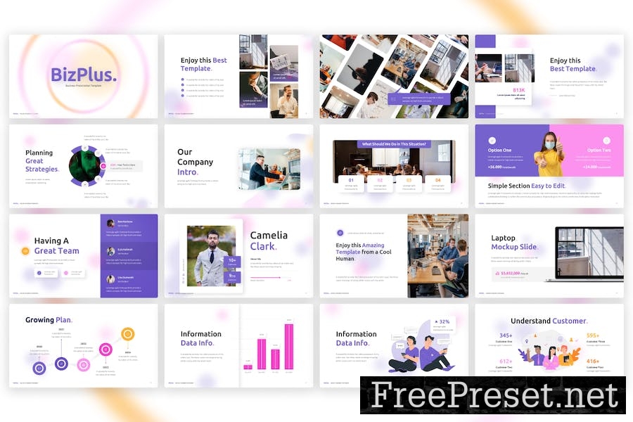 Bizplus Creative Business Keynote Template SDWYV54