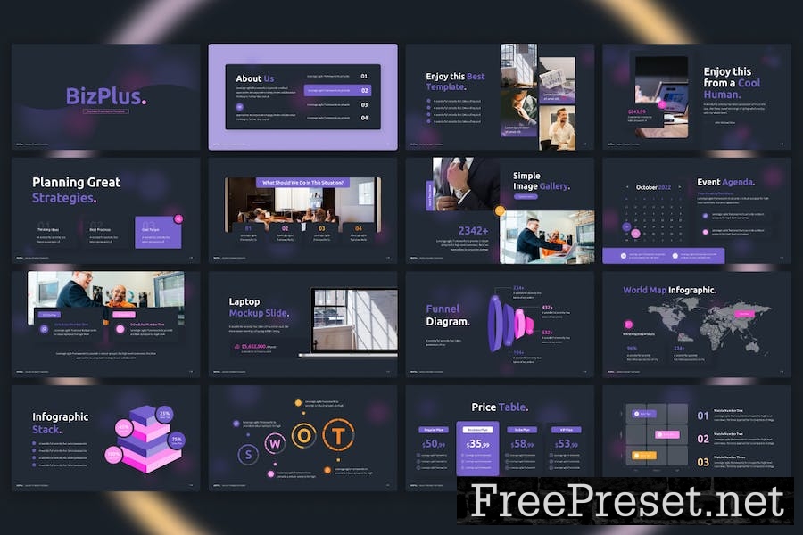 Bizplus Creative Business Keynote Template SDWYV54