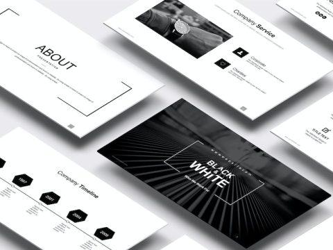 Black & White PowerPoint LYEG76T