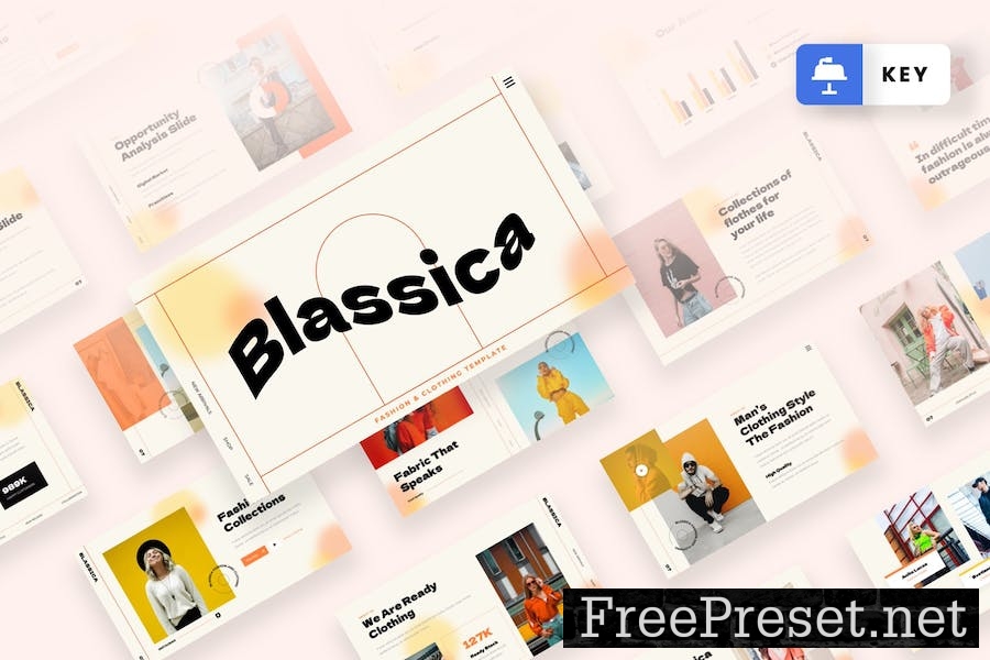 BLASSICA - Fashion & Clothing Keynote Template VMCDH45