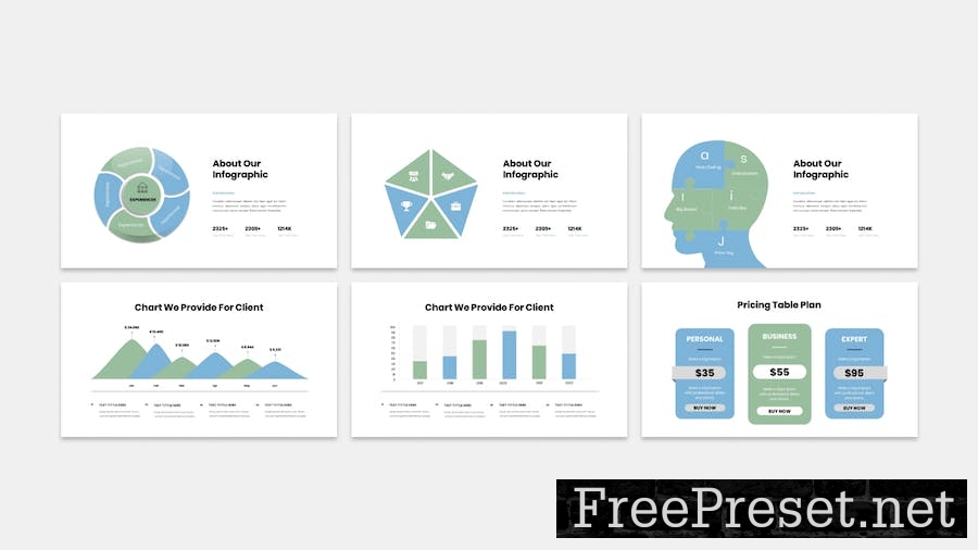 Blaze - Business Presentation PowerPoint Template KHTYNG7