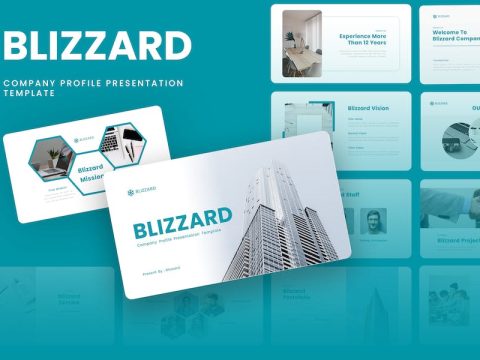 Blizzard - Company Profile Google Slides Template