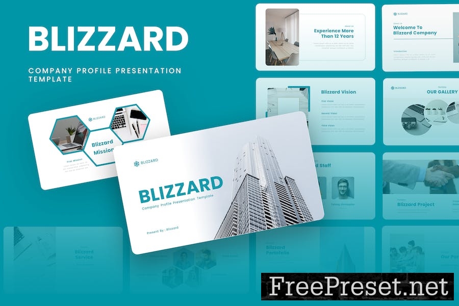 Blizzard - Company Profile Google Slides Template